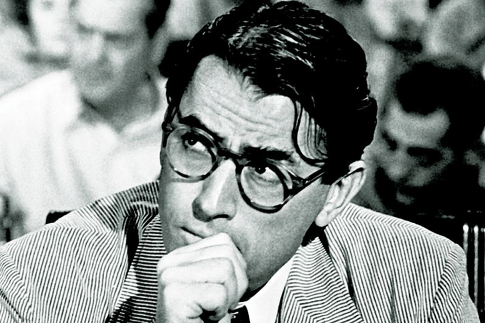Gregory Peck wearing P3 eyeglasses