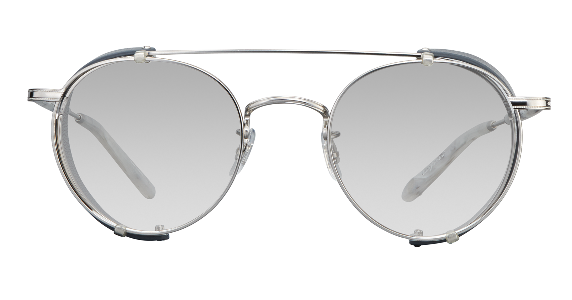 Clip on side shields for glasses store