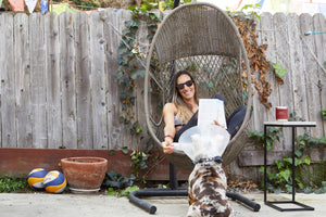 Emily Stockman wears Garrett Leight California Optical Wavecrest Sunglasses.