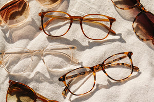 Garrett Leight California Optical Doreen eyeglasses and sunglasses