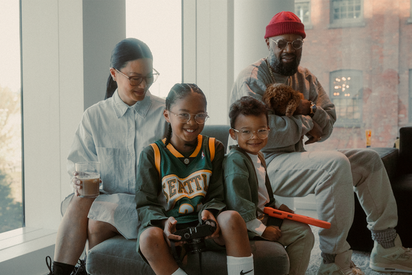 Coltrane Curtis and his family
