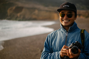Rip Zinger wearing Garrett Leight California Optical Kinney Sunglasses