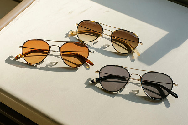 Garrett Leight California Optical San Miguel Aviator Sunglasses