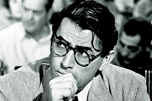 Gregory Peck wearing P3 eyeglasses