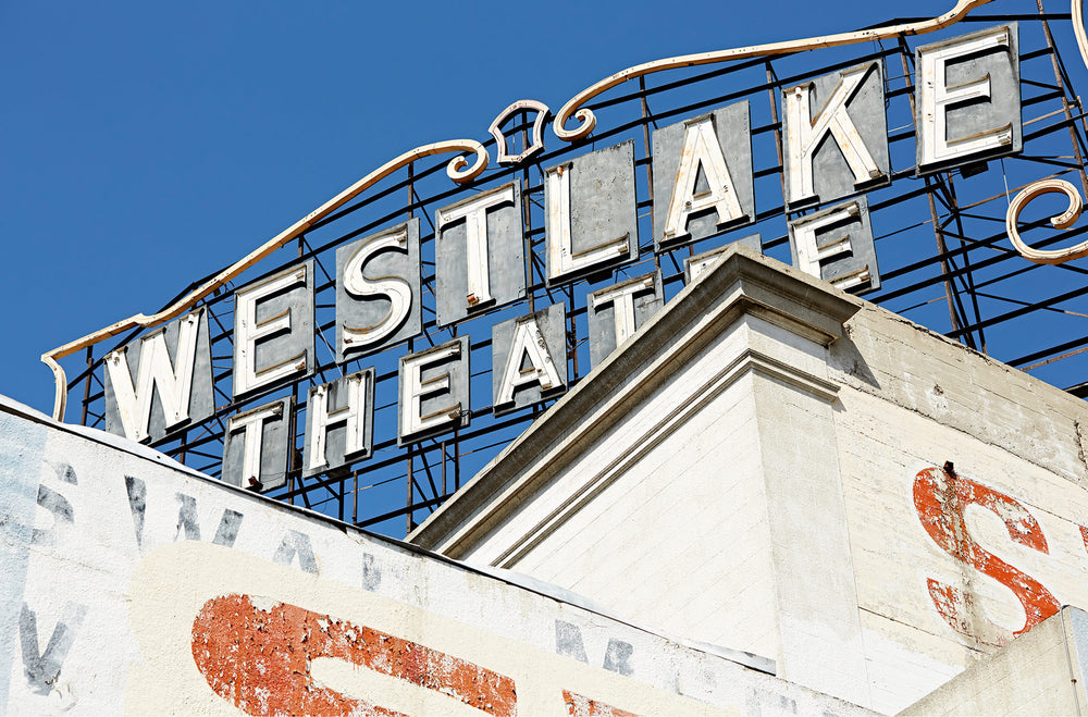 Westlake theater sign