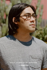 Khoa wears Garrett Leight California Optical Hampton Eyeglasses
