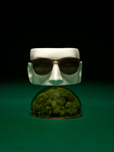 GLCO sustainable bio-acetate Carlton round sunglasses