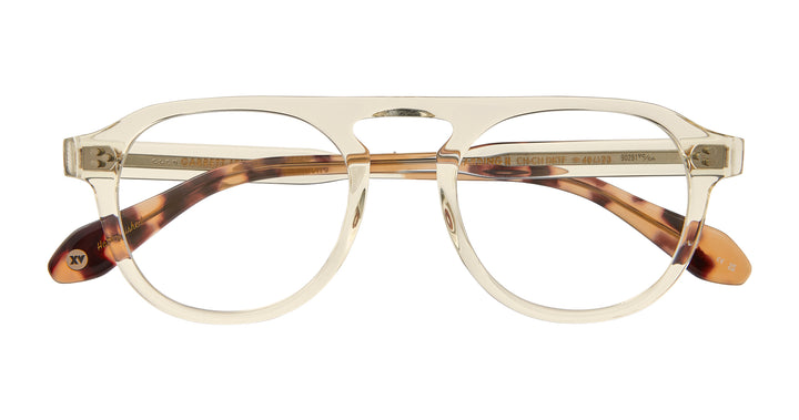 Champagne-Champagne Dark Tortoise Fade