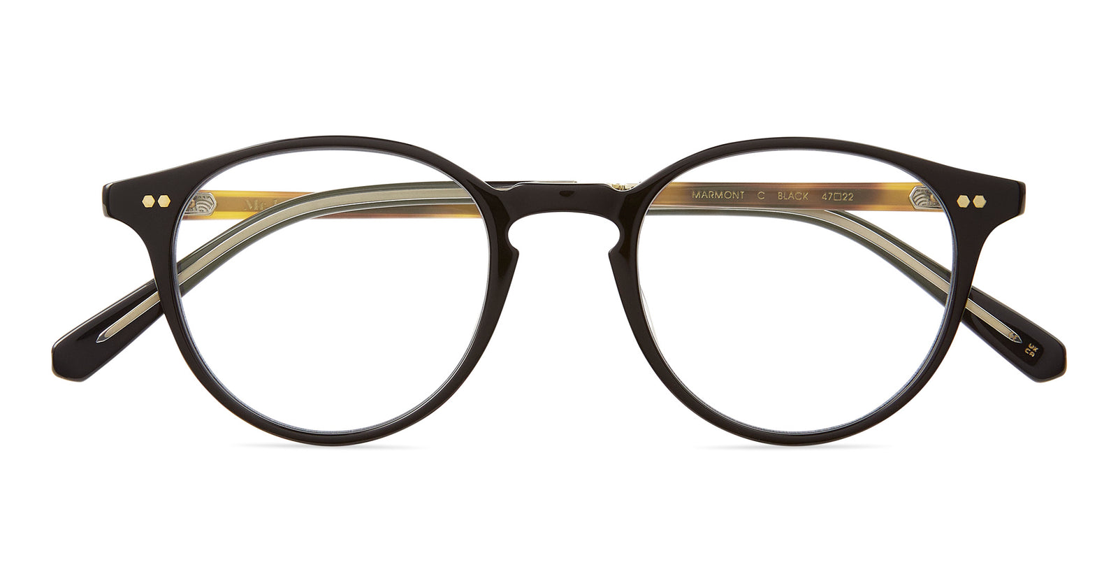 Black-Yellowjacket Tortoise-White Gold