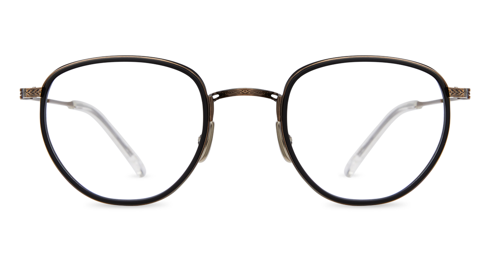 Matte Black-Antique Gold