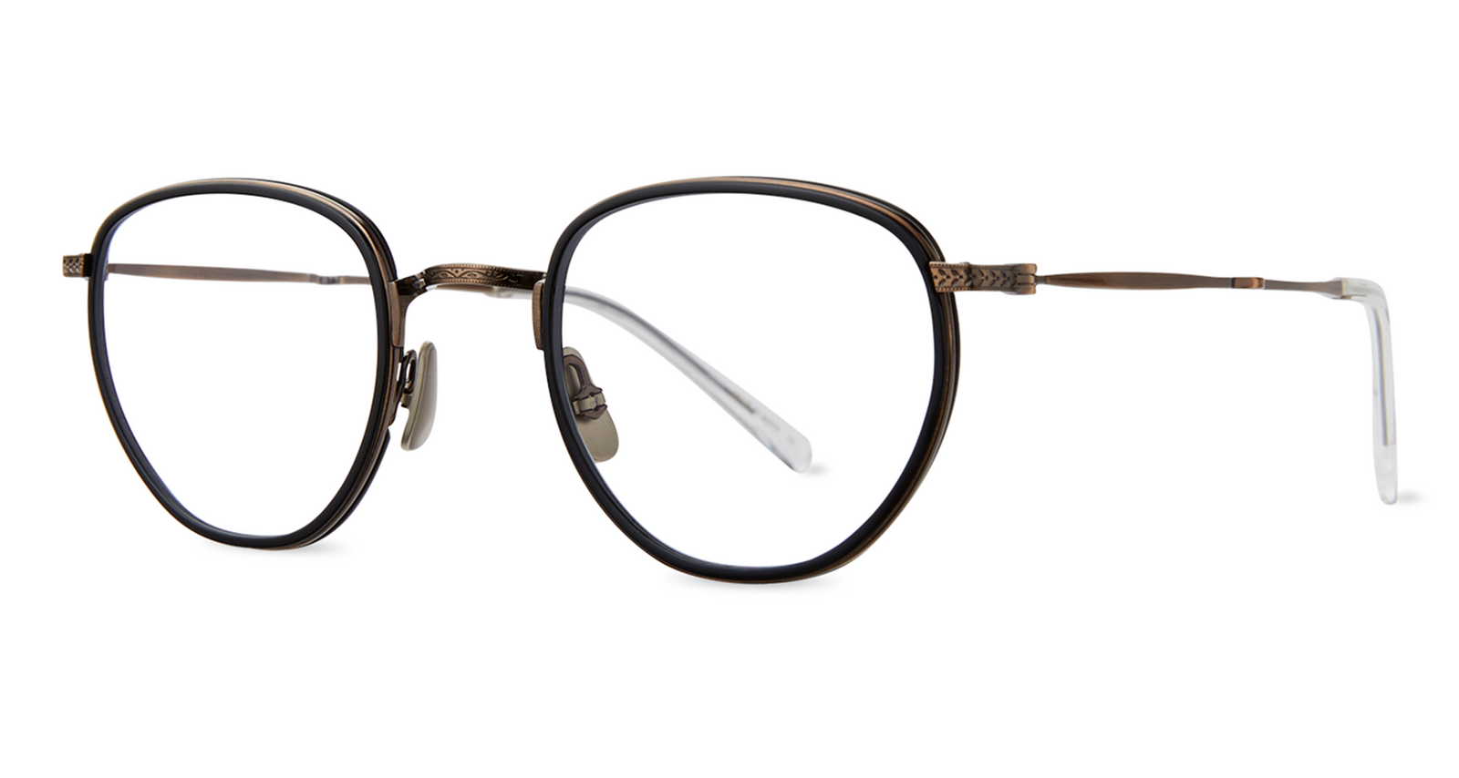 Matte Black-Antique Gold