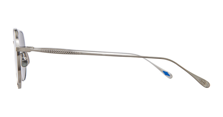 Brushed Brilliant Silver/Semi-Flat Pure Sapphire