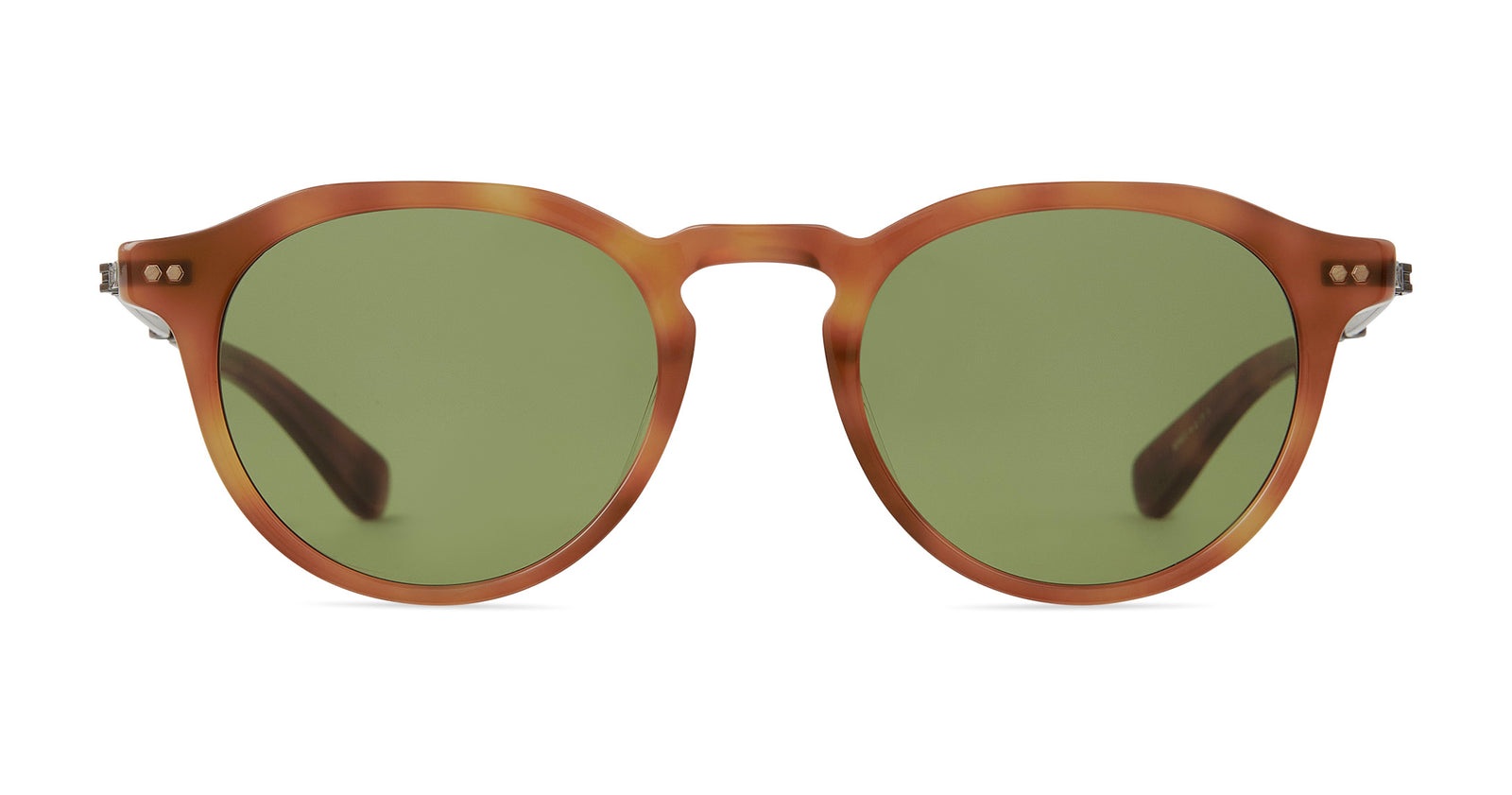 Amber Tortoise-Antique Gold/Semi-Flat Boxwood Green