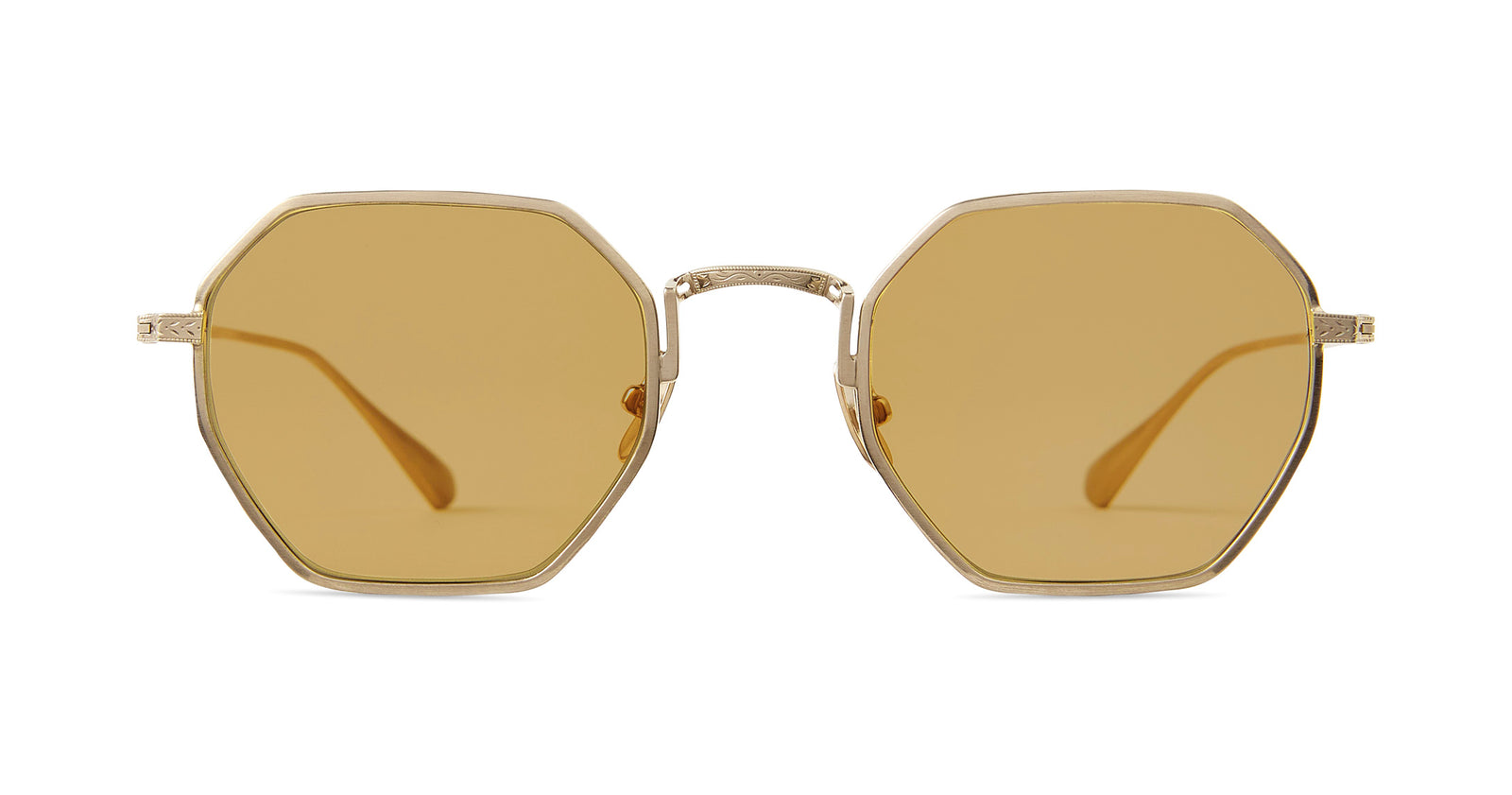 Brushed 12K White Gold/Semi-Flat Tuscan Gold