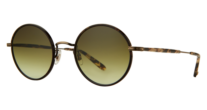 Bourbon Tortoise-Brushed Gold-Yellow Tortoise/Olive Gradient