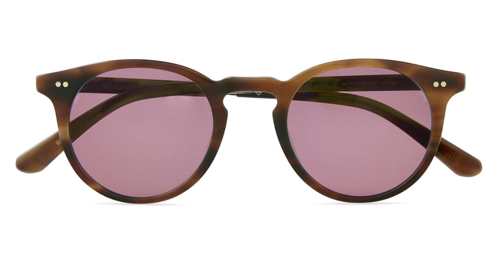 Moth Tortoise-Antique Gold/Royal Maroon