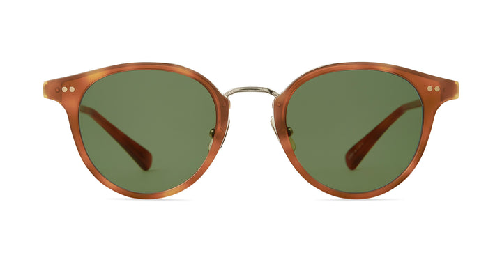 Amber Tortoise-White Gold/Forest