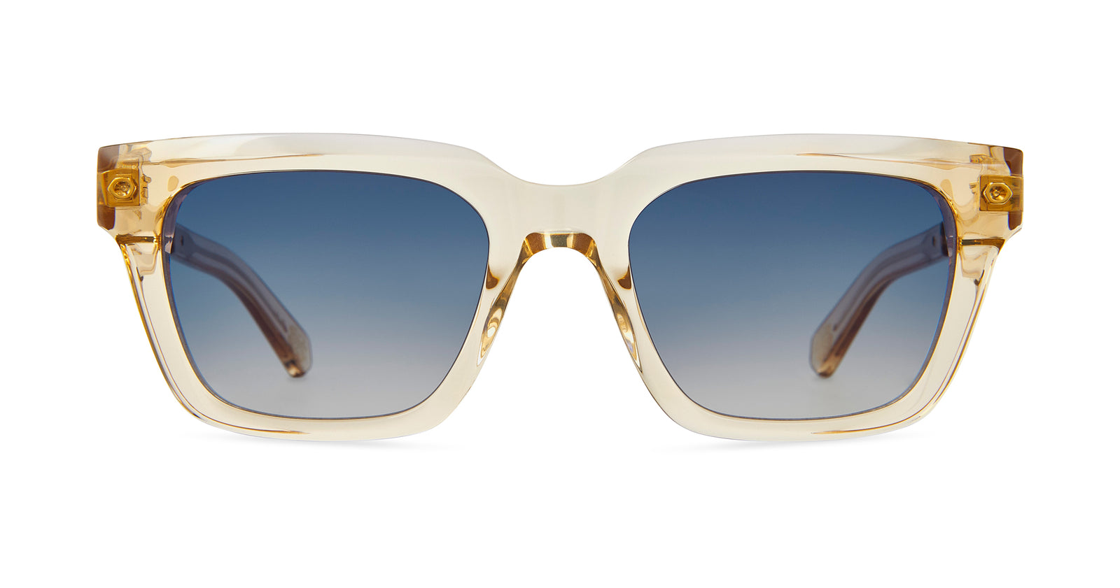 Chandelier-White Gold/Semi-Flat Lapis Gradient