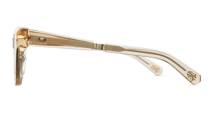 Chandelier-White Gold/Semi-Flat Lapis Gradient