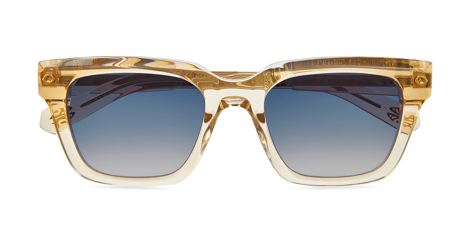 Chandelier-White Gold/Semi-Flat Lapis Gradient