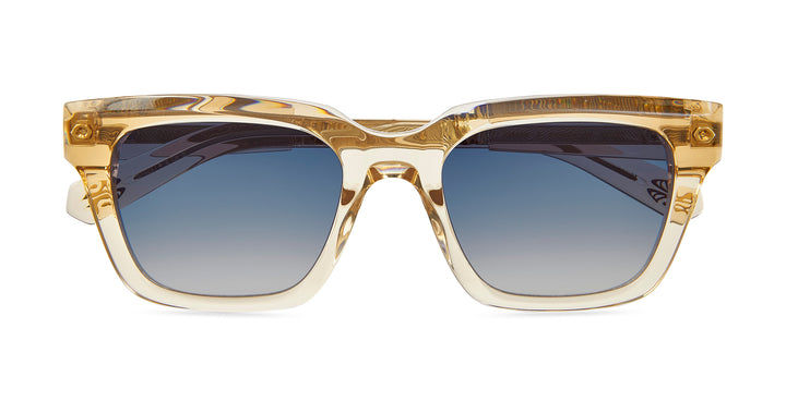 Chandelier-White Gold/Semi-Flat Lapis Gradient