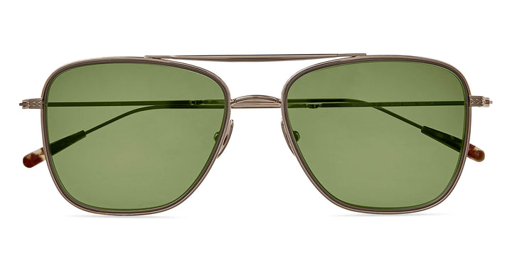 12K White Gold-Maple/Green