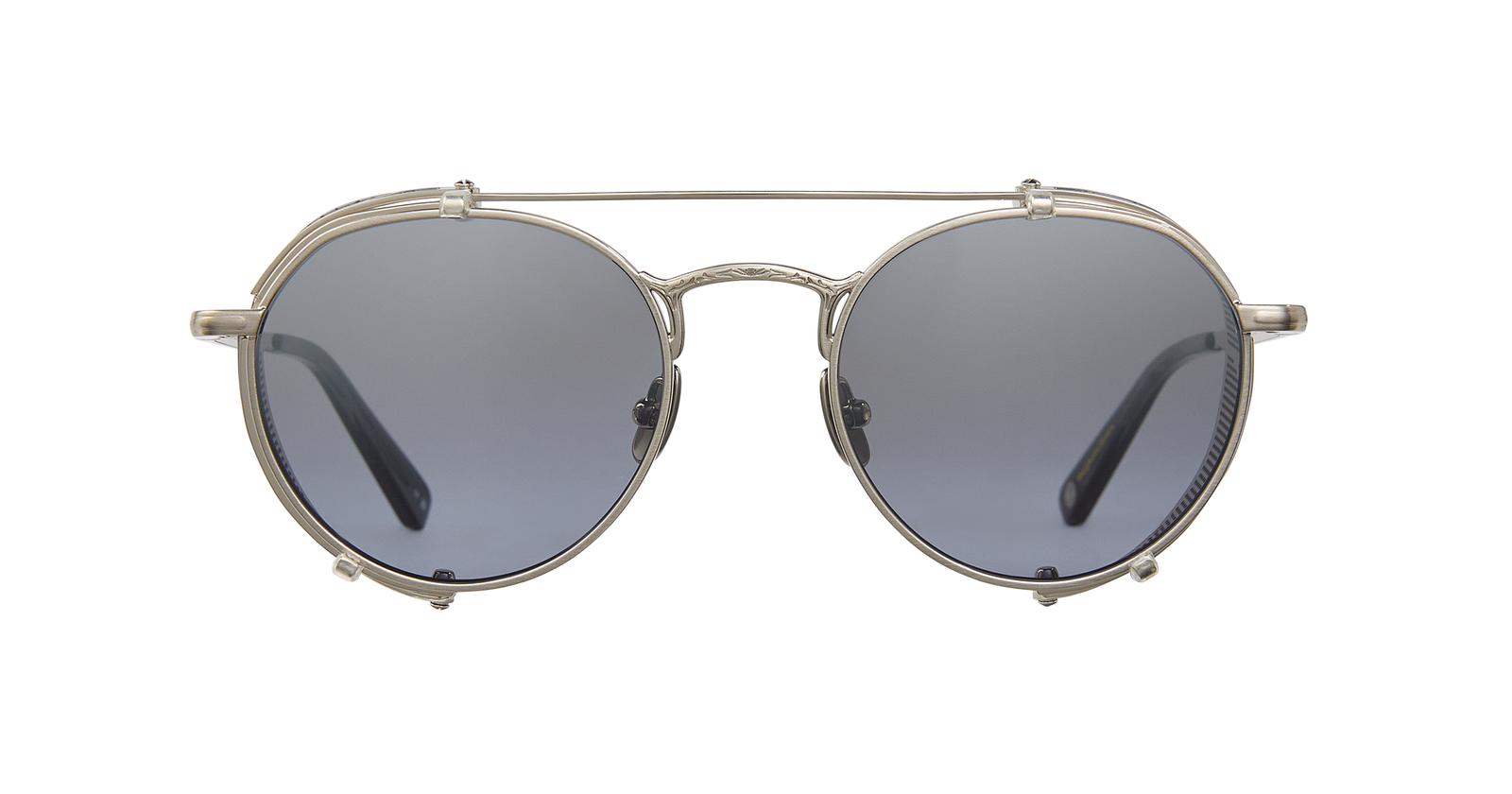 Brushed Silver-Sea Grey/Semi-Flat Glacier Blue Mirror