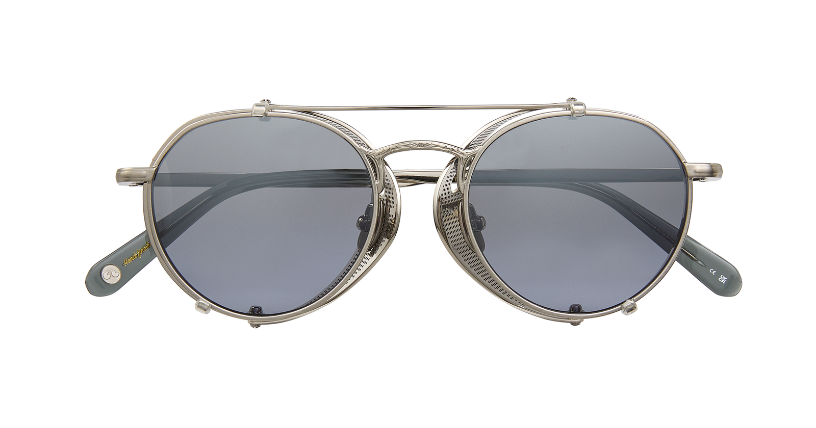 Brushed Silver-Sea Grey/Semi-Flat Glacier Blue Mirror