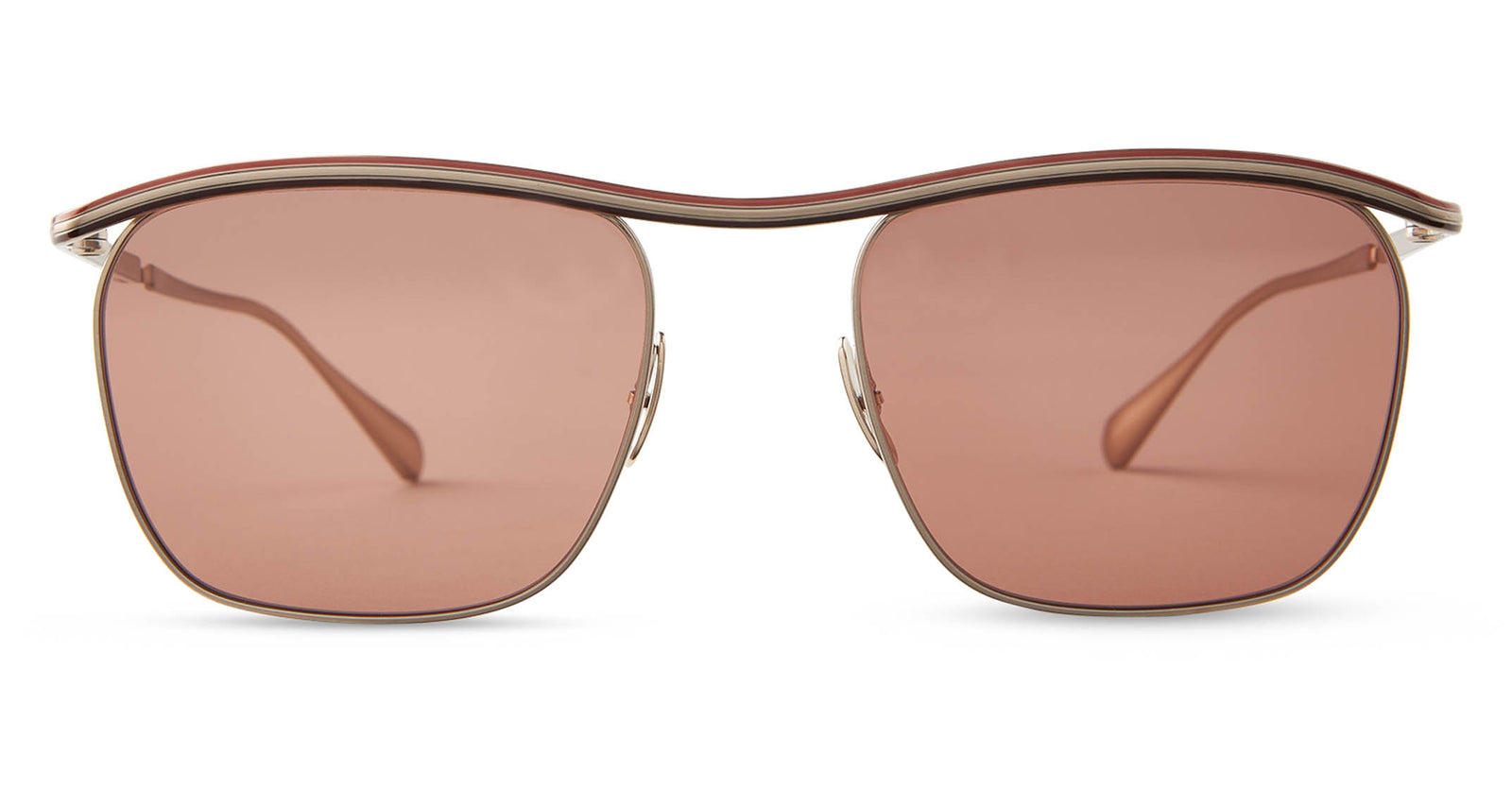 12K White Gold/Tahitian Rose