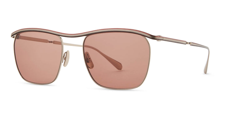 12K White Gold/Tahitian Rose