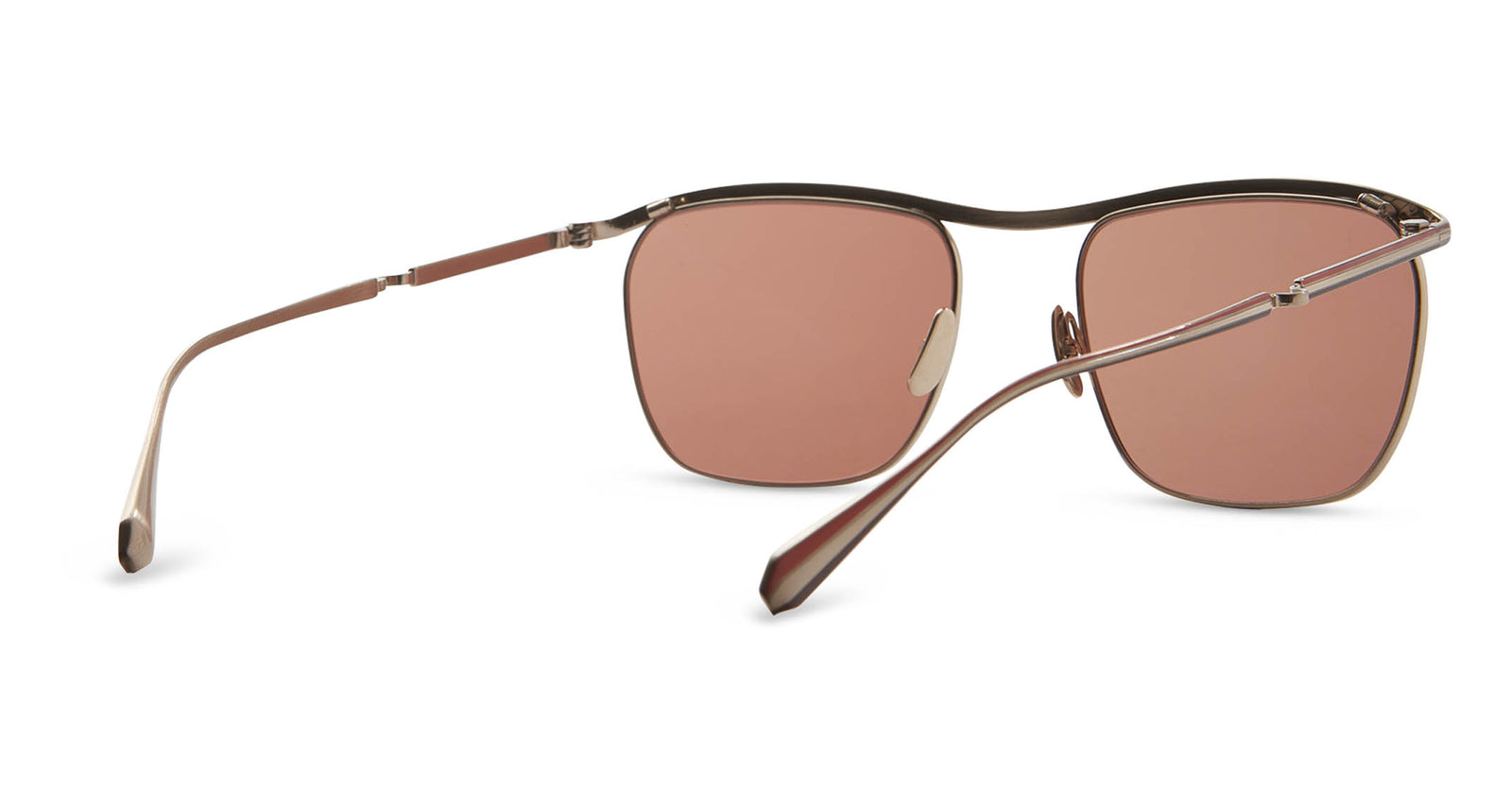 12K White Gold/Tahitian Rose