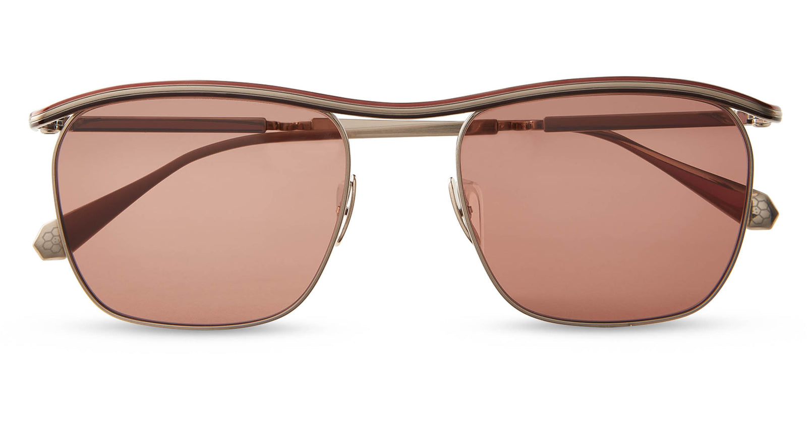 12K White Gold/Tahitian Rose