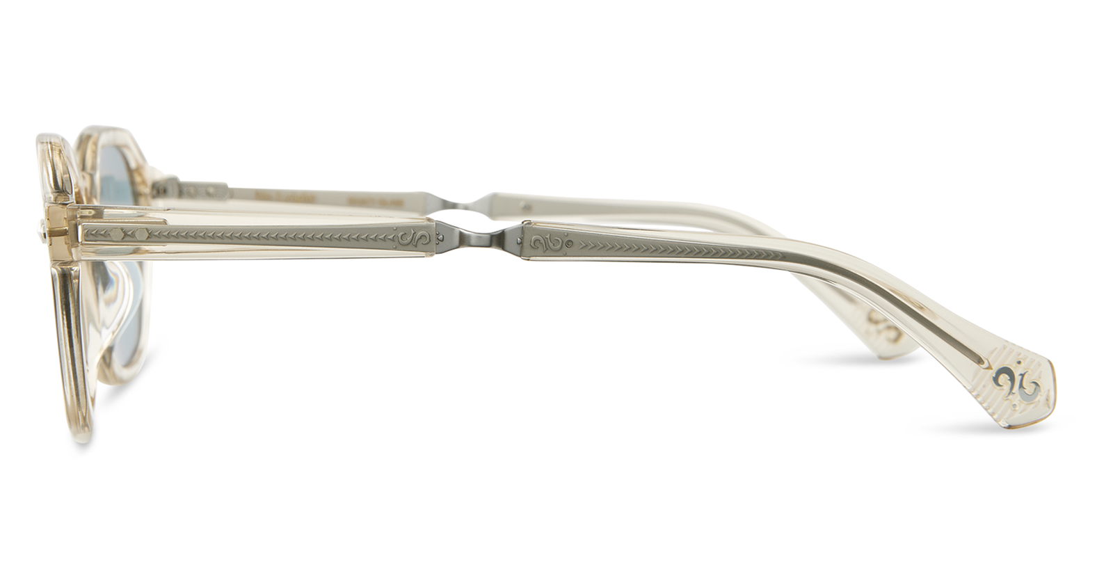 Chandelier-Silver/Blue Smoke