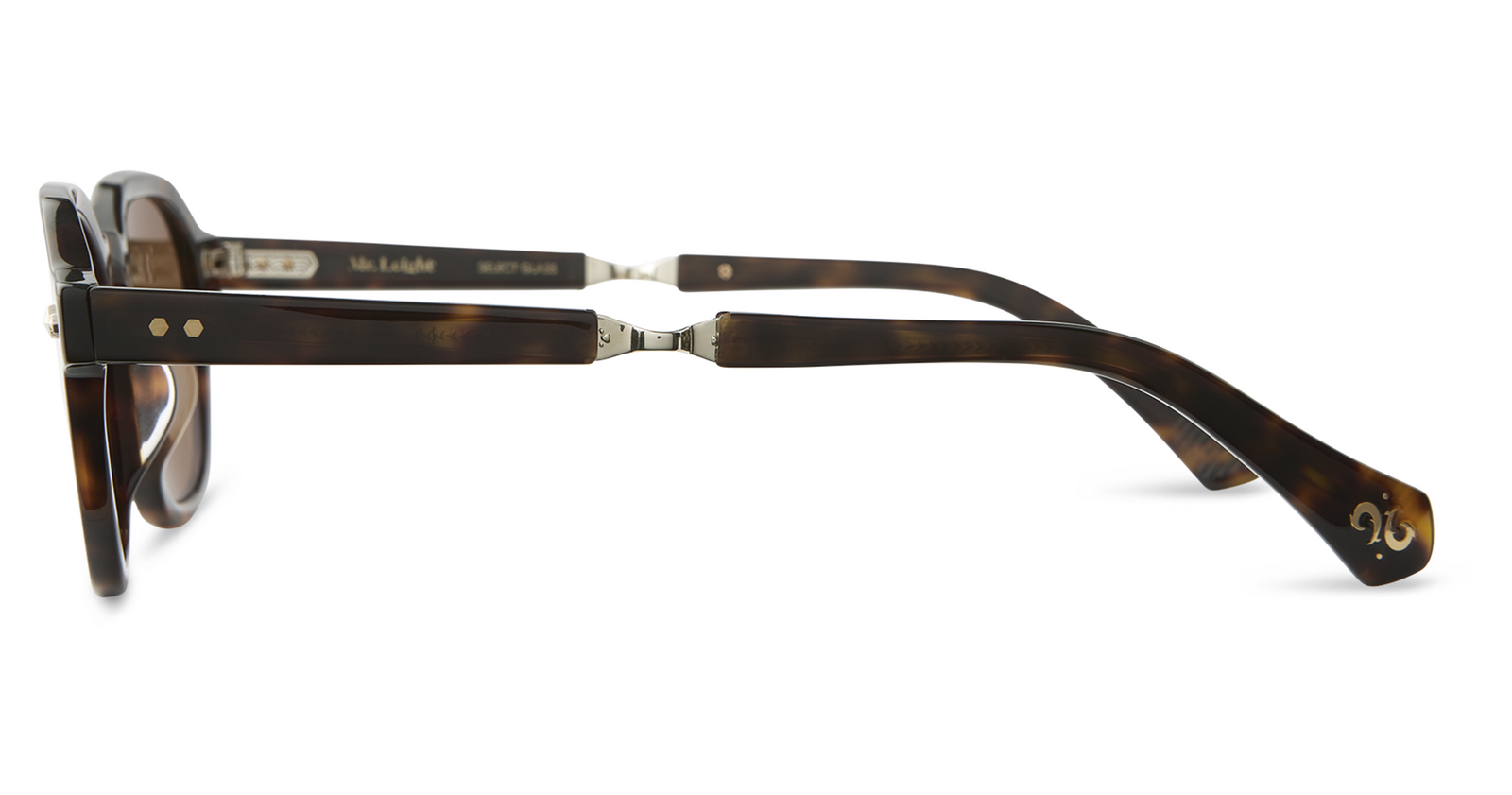 Hickory Tortoise-12K White Gold/Mojave Brown