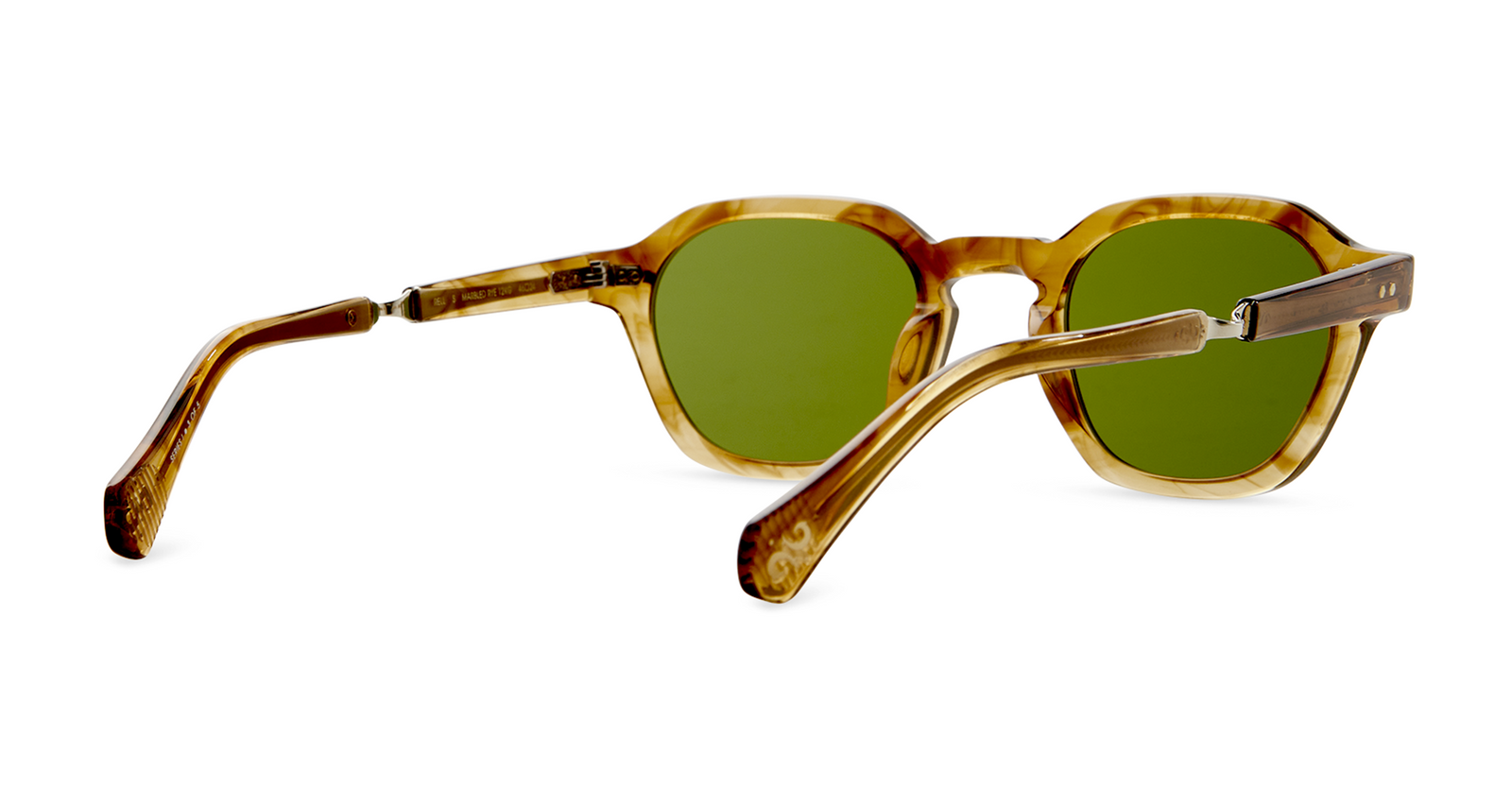 Marbled Rye-12K White Gold/Boxwood Green