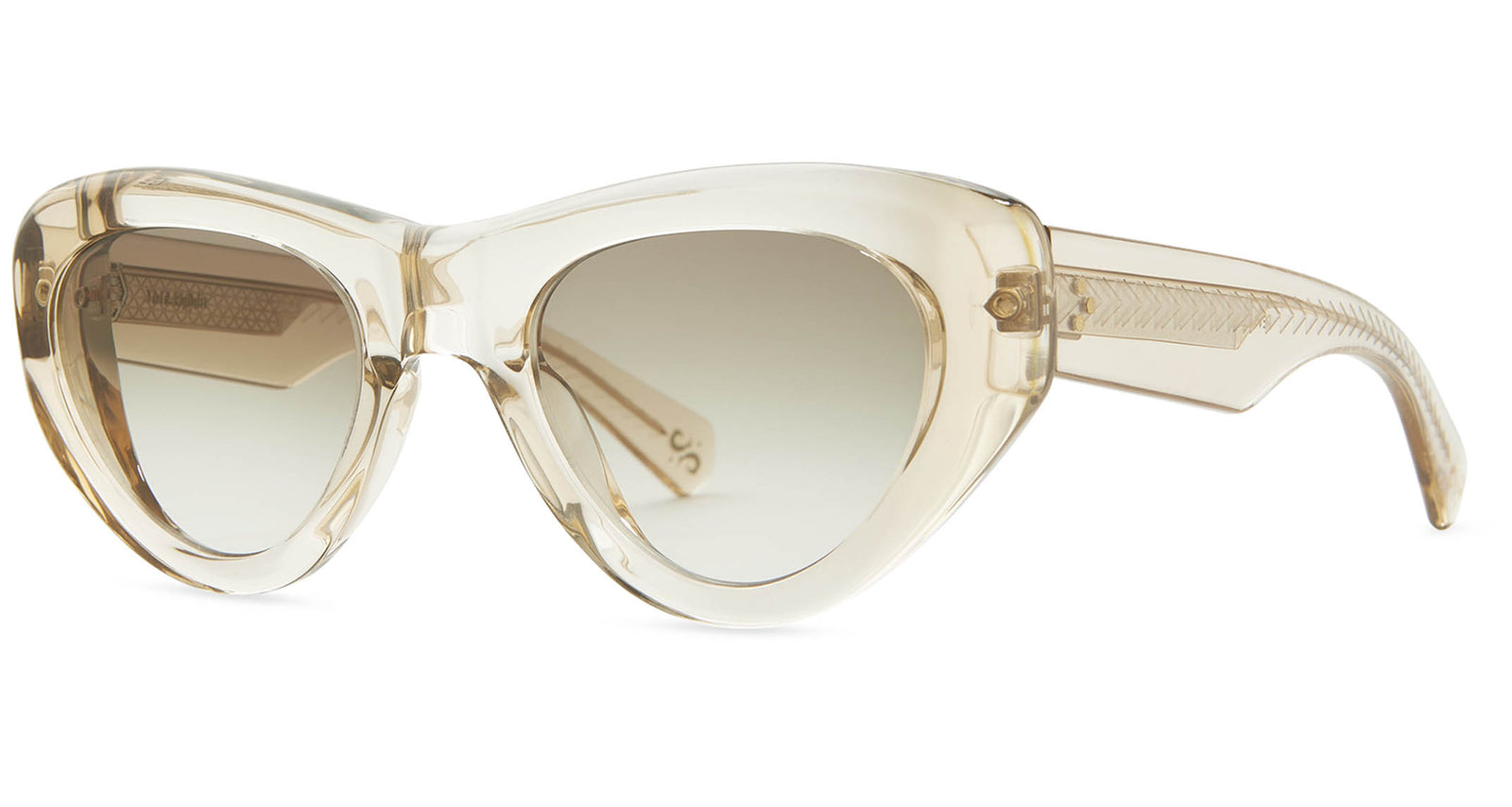 Chandelier-12K White Gold/Semi-Flat Fern Gradient