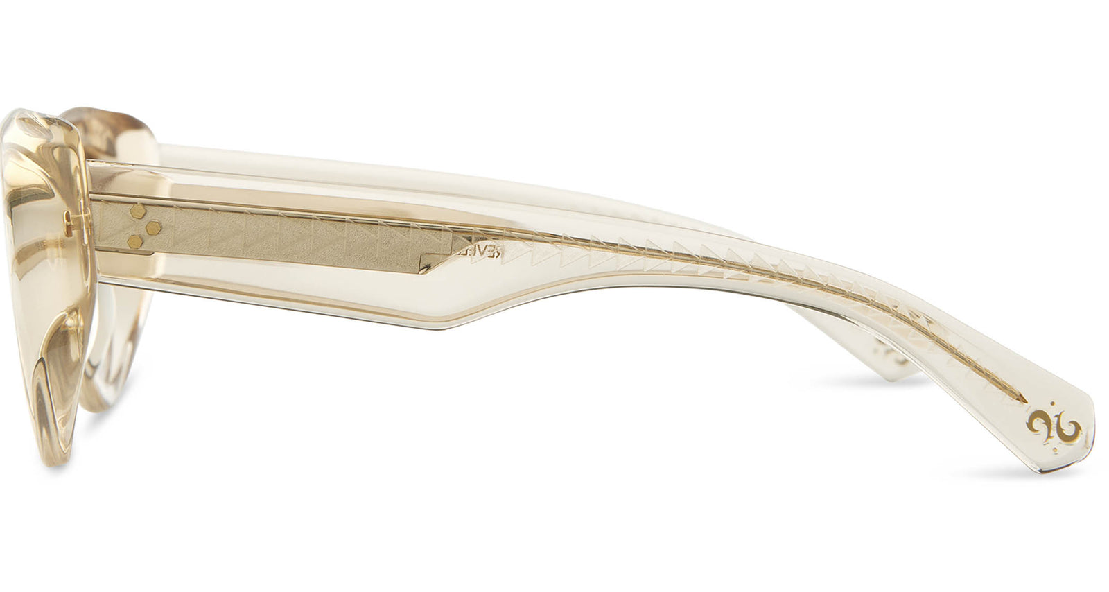 Chandelier-12K White Gold/Semi-Flat Fern Gradient