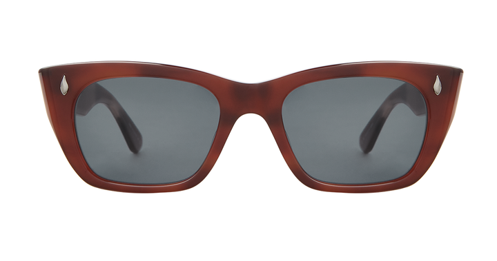 Vintage Burnt Tortoise/Blue Smoke