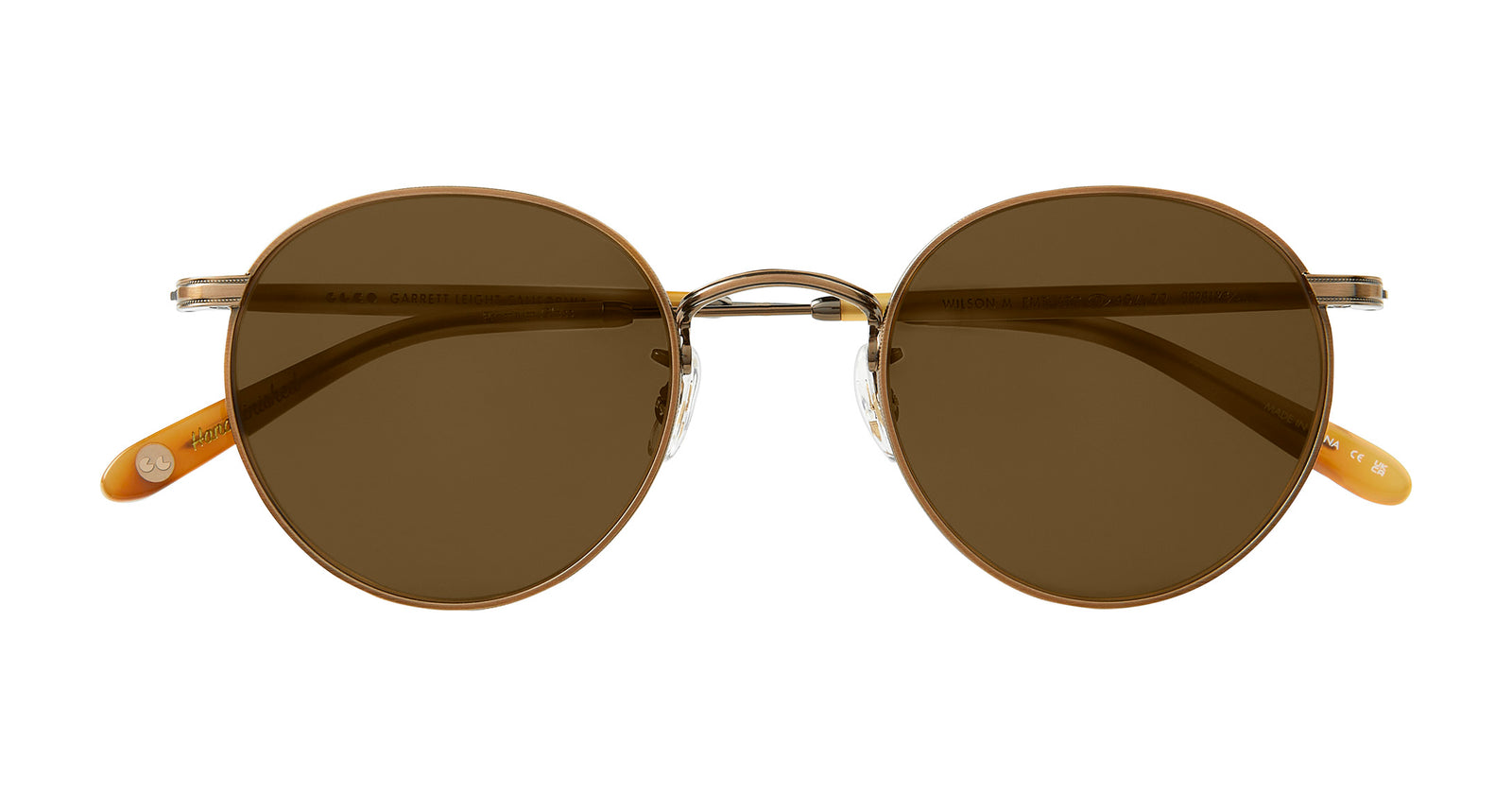 Ember Tortoise-Antique Gold/Semi-Flat Pure Coffee