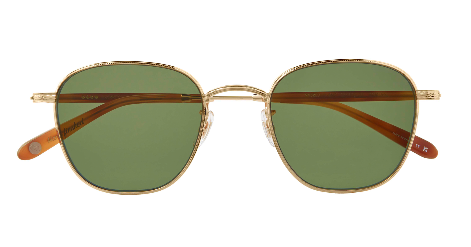 Gold-Ember Tortoise/Semi-Flat Green