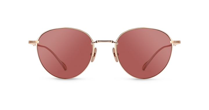18K Rose Gold/Burnt Rose Nylon