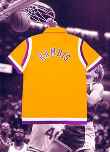 Authentic Kurt Rambis Los Angeles Lakers 1987-88 Shooting Shirt