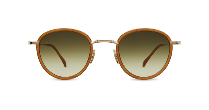 Matte Caramel Tortoise-12K White Gold-Matte Caramel Tortoise/Elm